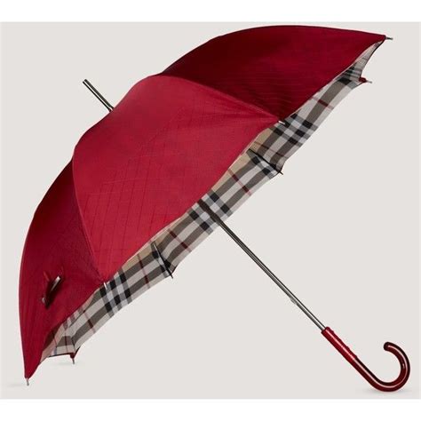 burberry red black umbrella|Burberry umbrella woman.